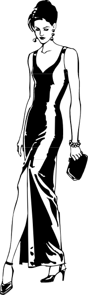 Dress - Long, Sheath